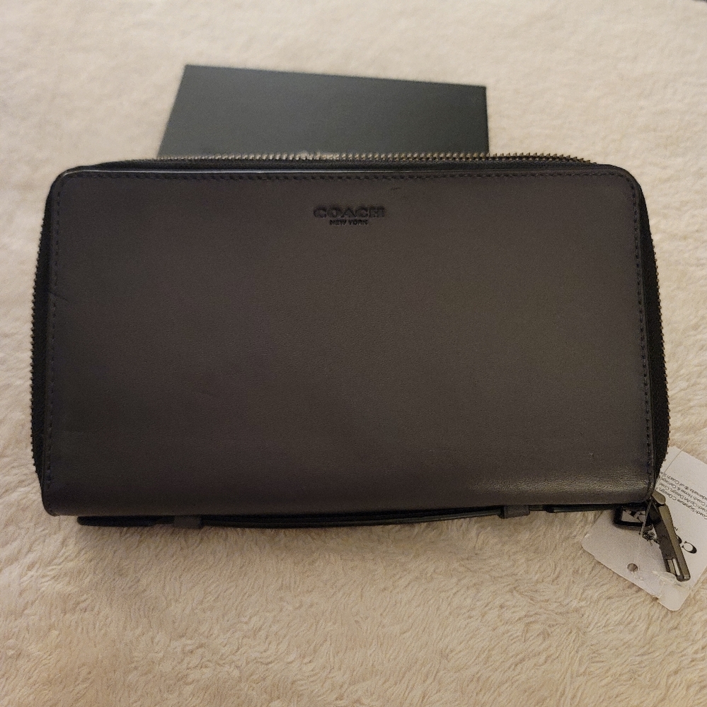 NWT Coach Double Zip Travel Organizer - Picture 1 of 9